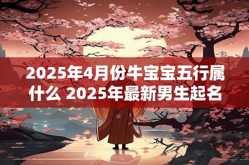 2025年4月份牛宝宝五行属什么 2025年最新男生起名