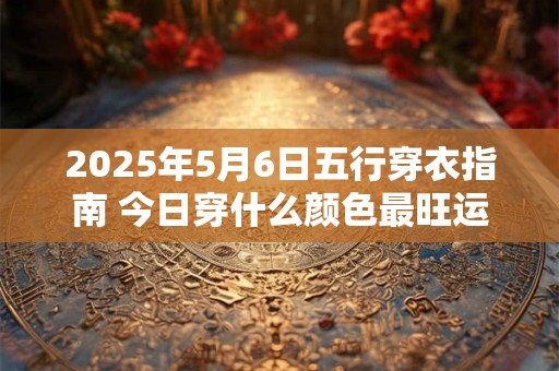 2025年5月6日五行穿衣指南 今日穿什么颜色最旺运