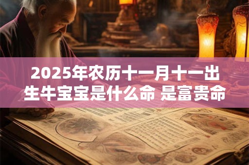 2025年农历十一月十一出生牛宝宝是什么命 是富贵命吗