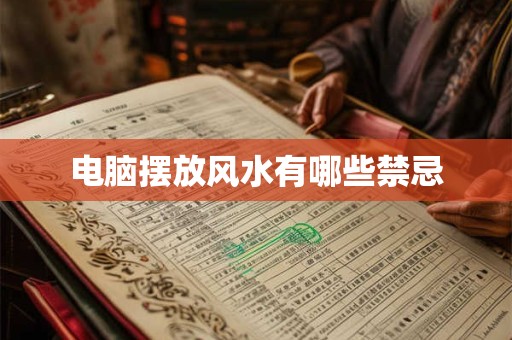 电脑摆放风水有哪些禁忌