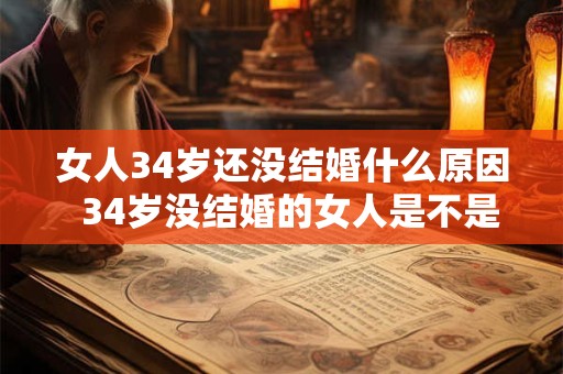 女人34岁还没结婚什么原因  34岁没结婚的女人是不是很失败