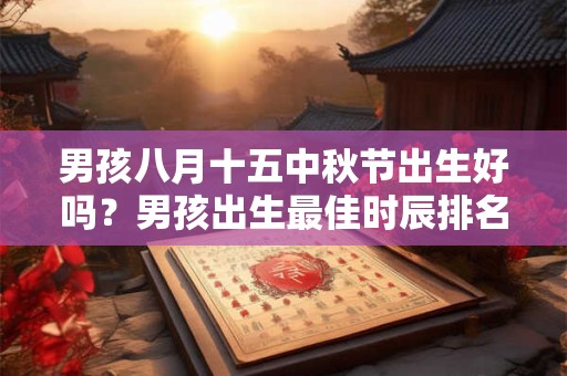 男孩八月十五中秋节出生好吗？男孩出生最佳时辰排名