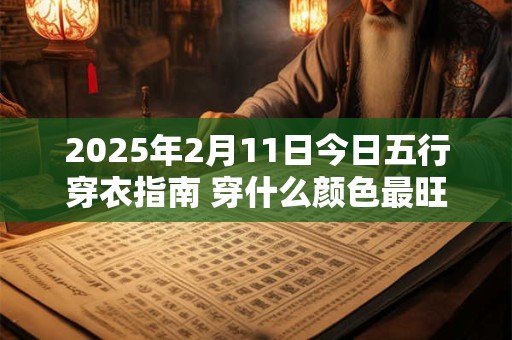 2025年2月11日今日五行穿衣指南 穿什么颜色最旺运