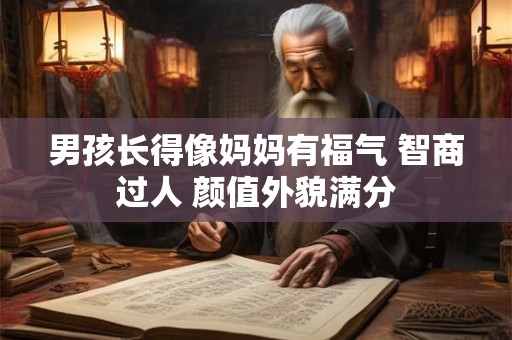 男孩长得像妈妈有福气 智商过人 颜值外貌满分