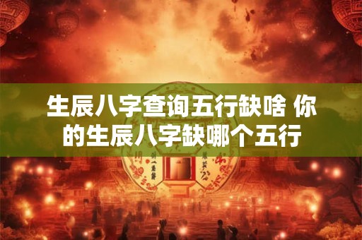 生辰八字查询五行缺啥 你的生辰八字缺哪个五行