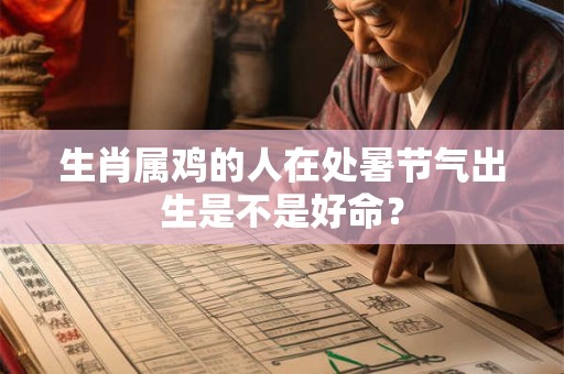 生肖属鸡的人在处暑节气出生是不是好命? 生肖属鸡的人在处暑节气出生是不是好命?