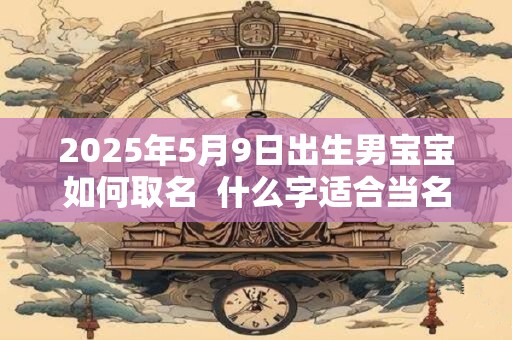 2026年5月9日出生男宝宝如何取名  什么字适合当名字