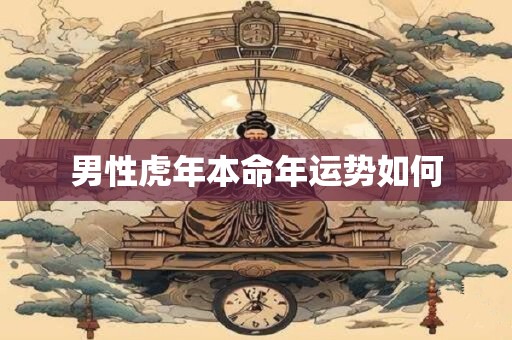 男性虎年本命年运势如何