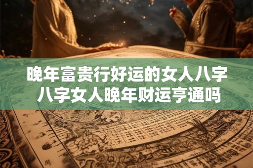晚年富贵行好运的女人八字 八字女人晚年财运亨通吗