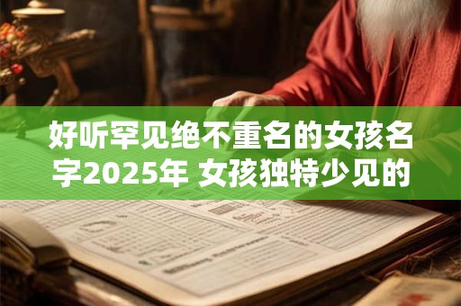 好听罕见绝不重名的女孩名字2025年 女孩独特少见的名字
