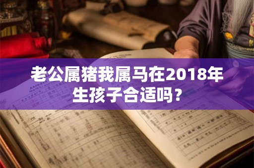 老公属猪我属马在2018年生孩子合适吗？