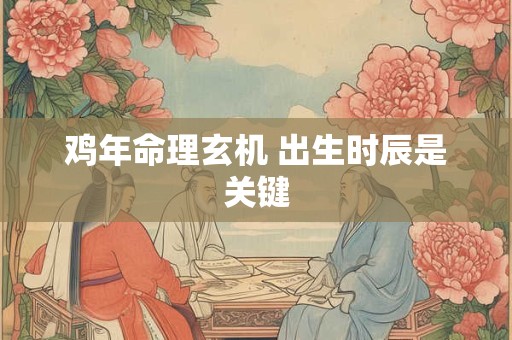 鸡年命理玄机 出生时辰是关键