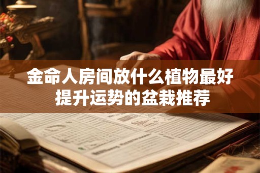金命人房间放什么植物最好 提升运势的盆栽推荐