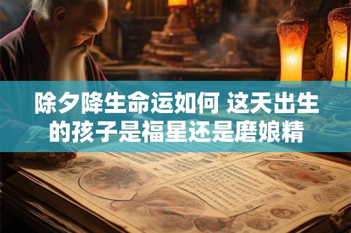 除夕降生命运如何 这天出生的孩子是福星还是磨娘精