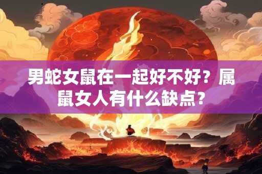 男蛇女鼠在一起好不好？属鼠女人有什么缺点？