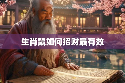 生肖鼠如何招财最有效 生肖鼠如何招财最有效