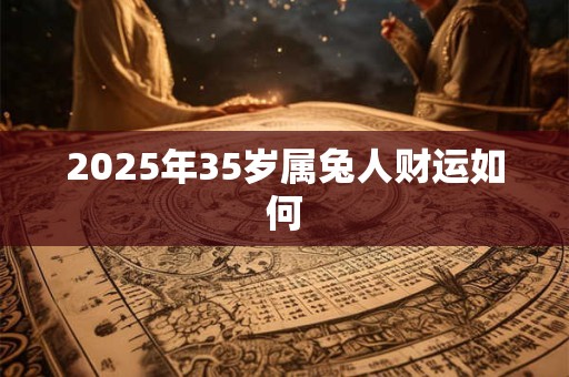 2025年35岁属兔人财运如何