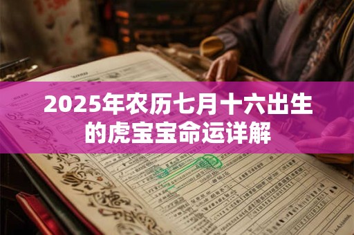 2025年农历七月十六出生的虎宝宝命运详解