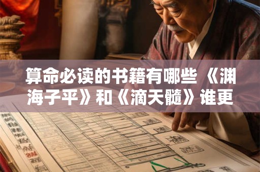 算命必读的书籍有哪些 《渊海子平》和《滴天髓》谁更准