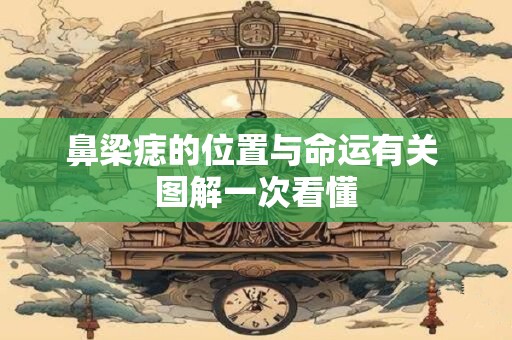 鼻梁痣的位置与命运有关 图解一次看懂