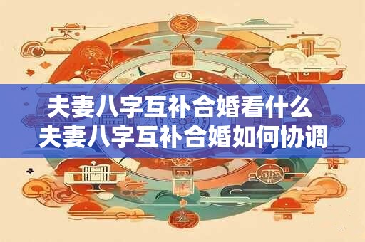 夫妻八字互补合婚看什么 夫妻八字互补合婚如何协调