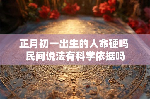 正月初一出生的人命硬吗 民间说法有科学依据吗