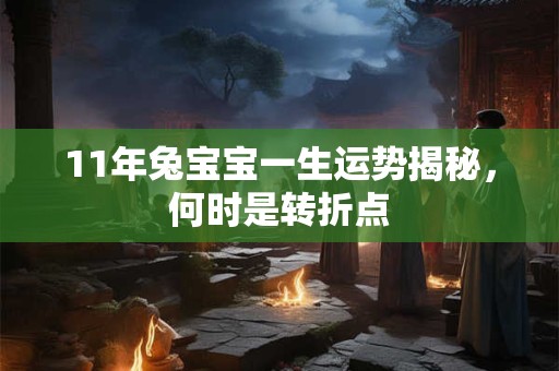 11年兔宝宝一生运势揭秘，何时是转折点
