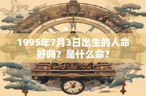 1995年7月3日出生的人命好吗？是什么命？