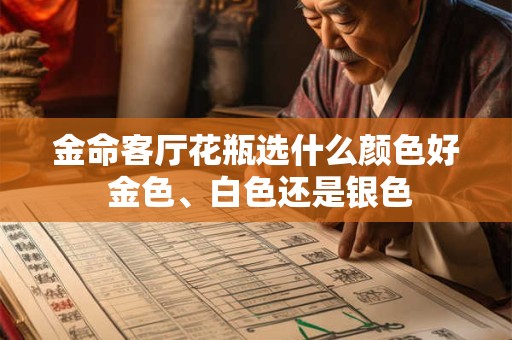 金命客厅花瓶选什么颜色好 金色、白色还是银色
