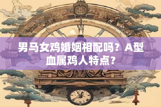 男马女鸡婚姻相配吗？A型血属鸡人特点？