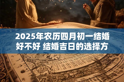 2025年农历四月初一结婚好不好 结婚吉日的选择方法