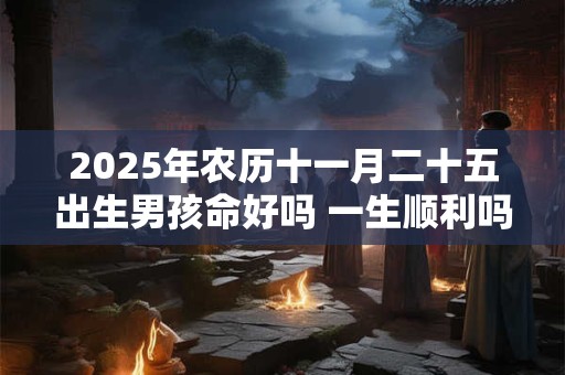 2025年农历十一月二十五出生男孩命好吗 一生顺利吗