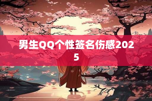男生QQ个性签名伤感2025