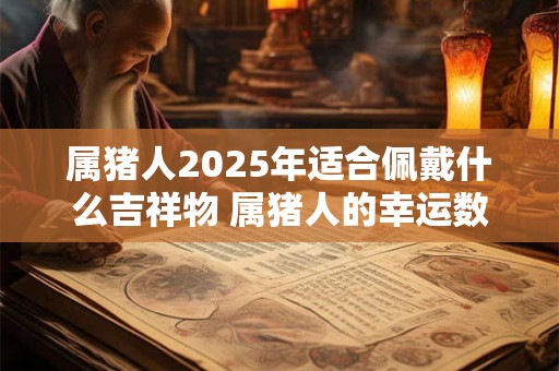 属猪人2025年适合佩戴什么吉祥物 属猪人的幸运数字！