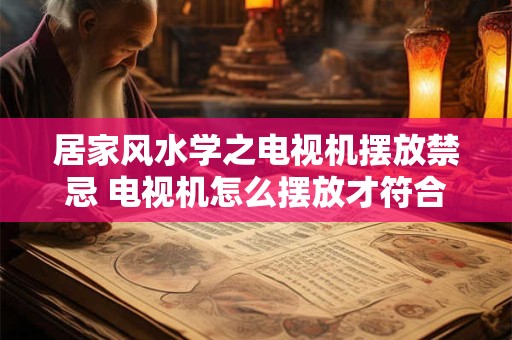 居家风水学之电视机摆放禁忌 电视机怎么摆放才符合居家风水学