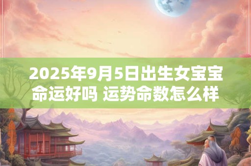 2025年9月5日出生女宝宝命运好吗 运势命数怎么样