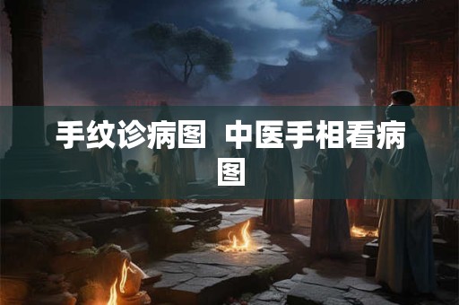 手纹诊病图  中医手相看病图