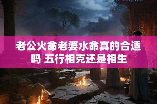 老公火命老婆水命真的合适吗 五行相克还是相生