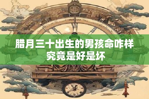 腊月三十出生的男孩命咋样 究竟是好是坏