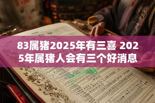 83属猪2026年有三喜 2026年属猪人会有三个好消息吗