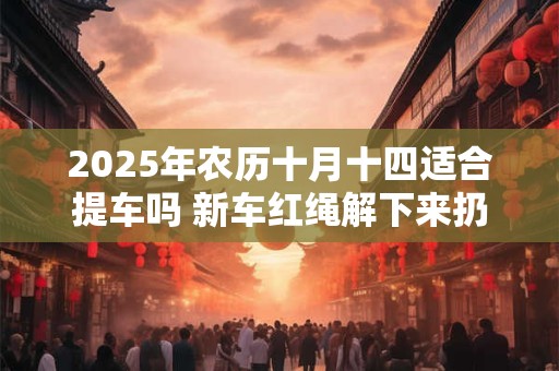 2025年农历十月十四适合提车吗 新车红绳解下来扔哪里