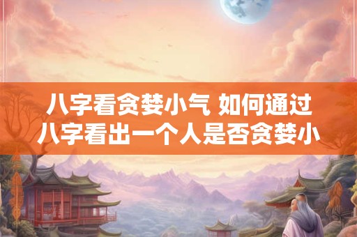 八字看贪婪小气 如何通过八字看出一个人是否贪婪小气