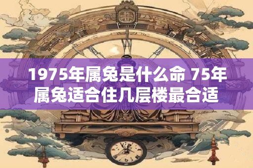 1975年属兔是什么命 75年属兔适合住几层楼最合适 1975年属兔是什么命 75年属兔适合住几层楼最合适