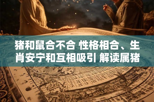 猪和鼠合不合 性格相合、生肖安宁和互相吸引 解读属猪和属鼠的关系