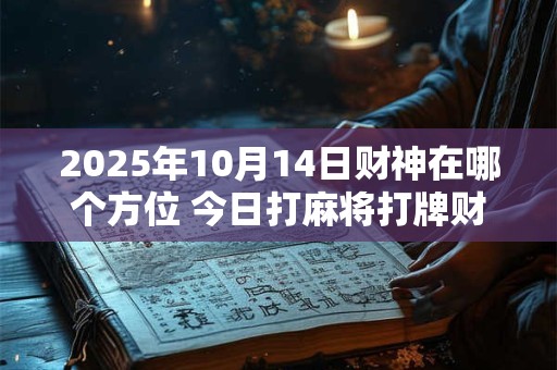 2025年10月14日财神在哪个方位 今日打麻将打牌财运方位！