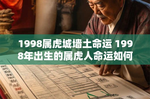 1998属虎城墙土命运 1998年出生的属虎人命运如何
