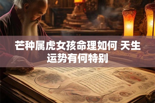 芒种属虎女孩命理如何 天生运势有何特别