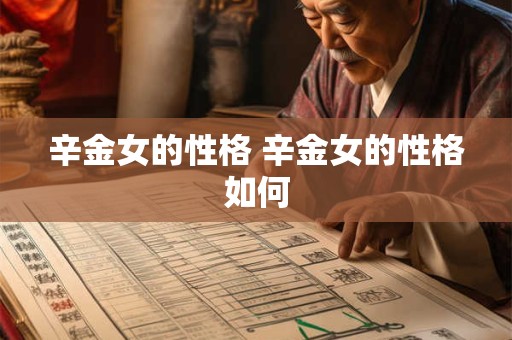 辛金女的性格 辛金女的性格如何