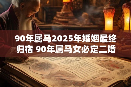 90年属马2025年婚姻最终归宿 90年属马女必定二婚吗