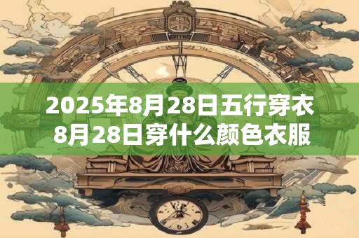 2026年8月28日五行穿衣 8月28日穿什么颜色衣服